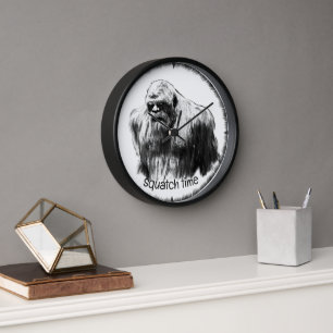 Horloge gros pied, sasquatch, squatching, boogne clock