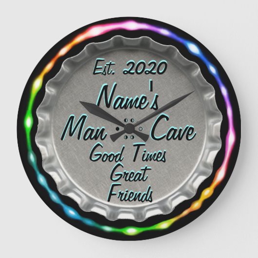 Horloge Grotte Homme ! Neon regarde ! (Recto)