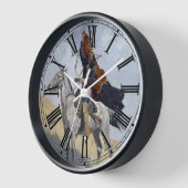 Horloge Guerrier amérindien Apache (Angle)