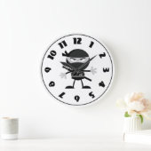 Horloge Guerrier Ninja Colérique (Maison)
