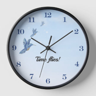 Horloge "Guillemet personnalisé Hummingbird Inspiration Wa