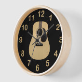 Horloge Guitare acoustique (Angle)
