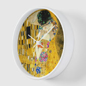 Horloge Gustav Klimt - Le baiser / Saint Valentin (Angle)