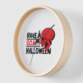 Horloge Halloween - Avoir un halloween effrayant (Angle)