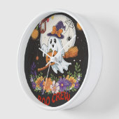 Horloge Halloween beau fantôme de Magic Grove Classic (Angle)