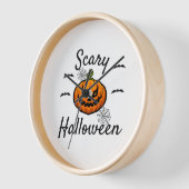 Horloge Halloween effrayant (Angle)
