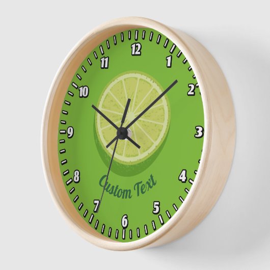 Horloge Halte Lime (Angle)