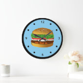 Horloge hamburger (Maison)