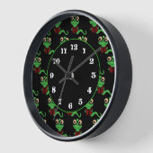 Horloge Happy Bookworm Black (Angle)