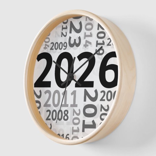 Horloge Happy New Year (Angle)