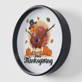 Horloge Happy Thanksgiving (Angle)