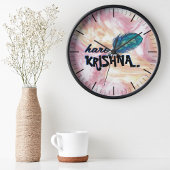 Horloge "Hare Krishna" Peacock Feather Hindu