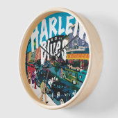 Horloge Harlem Blues (Angle)
