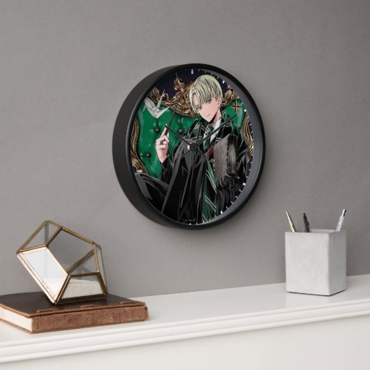 Horloge HARRY POTTER™ | Anime Draco Malfoy Assis (Bureau)