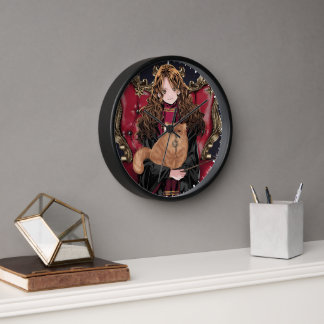 Horloge HARRY POTTER™ | Anime Hermione Granger assis