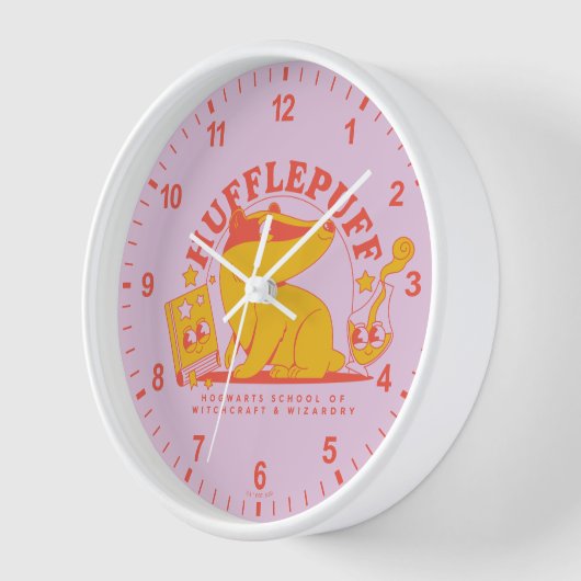 Horloge HARRY POTTER™ | Cute HUFFLEPUFF™ (Angle)
