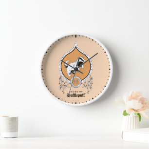 Horloge HARRY POTTER™   Délicat croquis HUFLEPUFF™ Crest