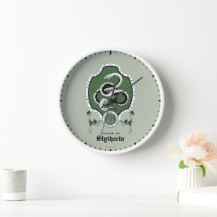 Horloge HARRY POTTER™   Délicat croquis SLYTHERIN™ Crest