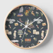 Horloge HARRY POTTER™ | Motif icônes (Recto)