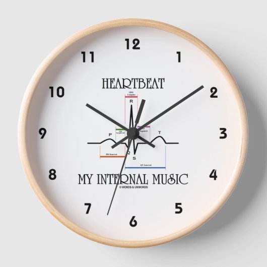 Horloge Hearbeat My Internal Music Electrocardiogramogramm (Recto)