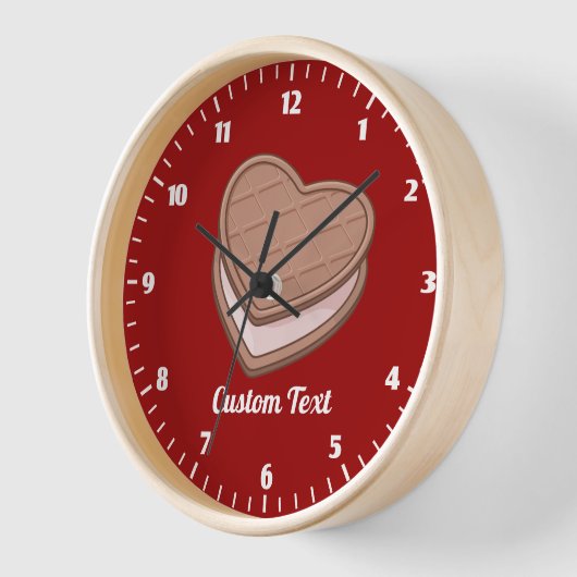 Horloge Heart Biscuit (Angle)