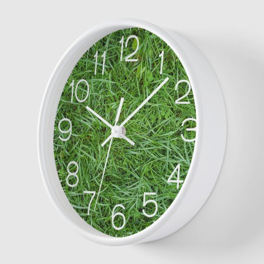 Horloge Herbe verte (Angle)
