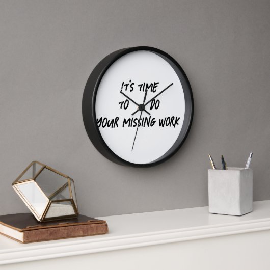 Horloge Heure de travail manquant (Bureau)