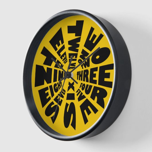 Horloge Heure Word (Angle)