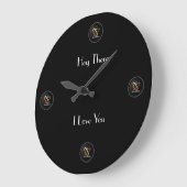Horloge 'Hey Là Je T'Aime' (Angle)