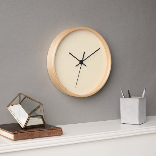 Horloge Hibiscus fleurs et feuilles (Bureau)