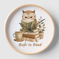 hibou mignon, amoureux des hiboux, hibou lisant, H