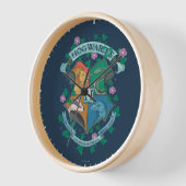 Horloge HOGWARTS™ Floral Crest (Angle)