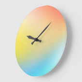 Horloge Holographique Colorée À Mur Rond (Angle)