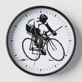 Horloge Homme Silhouette Faire du vélo (Recto)