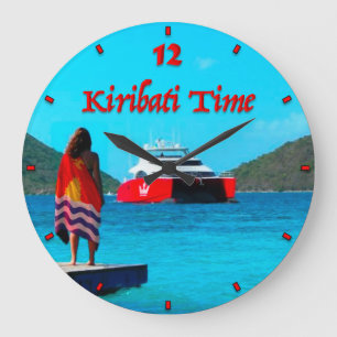 Horloge horaire des champions Kiribati