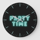 Horloge horaire du Neon Aqua Party (Recto)