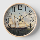 Horloge Horatio navire Clipper 19e siècle (Recto)