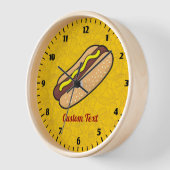 Horloge Hotdog (Angle)
