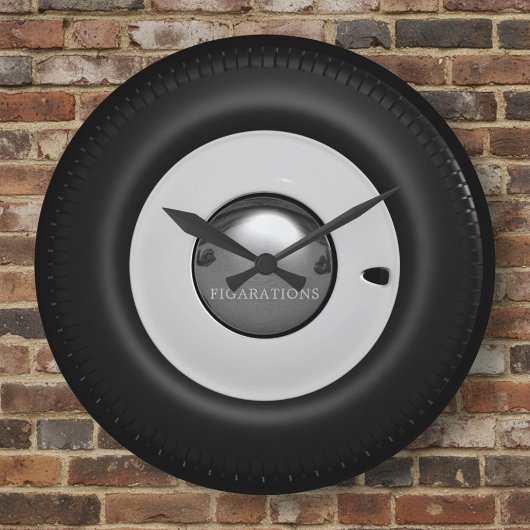 Horloge Hubcap pour roue de voiture classique
