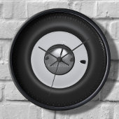 Horloge Hubcap pour roue de voiture classique