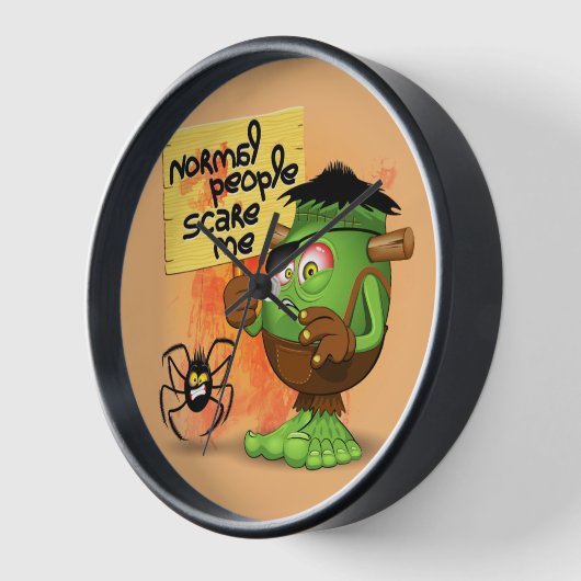 Horloge Humorous Frankenstein (Angle)