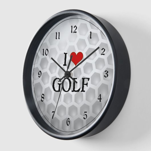 Horloge I Love Golf (Angle)