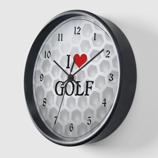 Horloge I Love Golf (Angle)