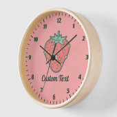 Horloge Icône fraise (Angle)