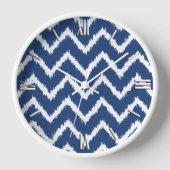 Horloge Ikat Chevron (Recto)