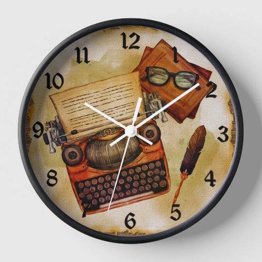 Horloge Il Est Écrit Vintage (Recto)