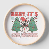 Horloge Il fait froid dehors (Recto)