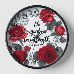 Horloge Il Me Donne Une Nouvelle Force