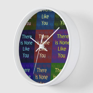 Horloge "Il n'y a personne comme toi" : Affichage en grill