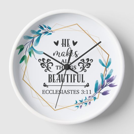 Horloge Il Rend Tout Beau (Recto)